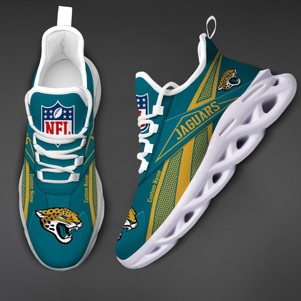 Ideafootwear Jacksonville Jaguars Max Soul Shoes Sneakers For Men And Women