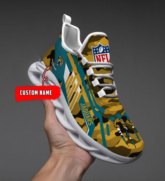 Ideafootwear Jacksonville Jaguars Max Soul Shoes Sneakers For Men And Women
