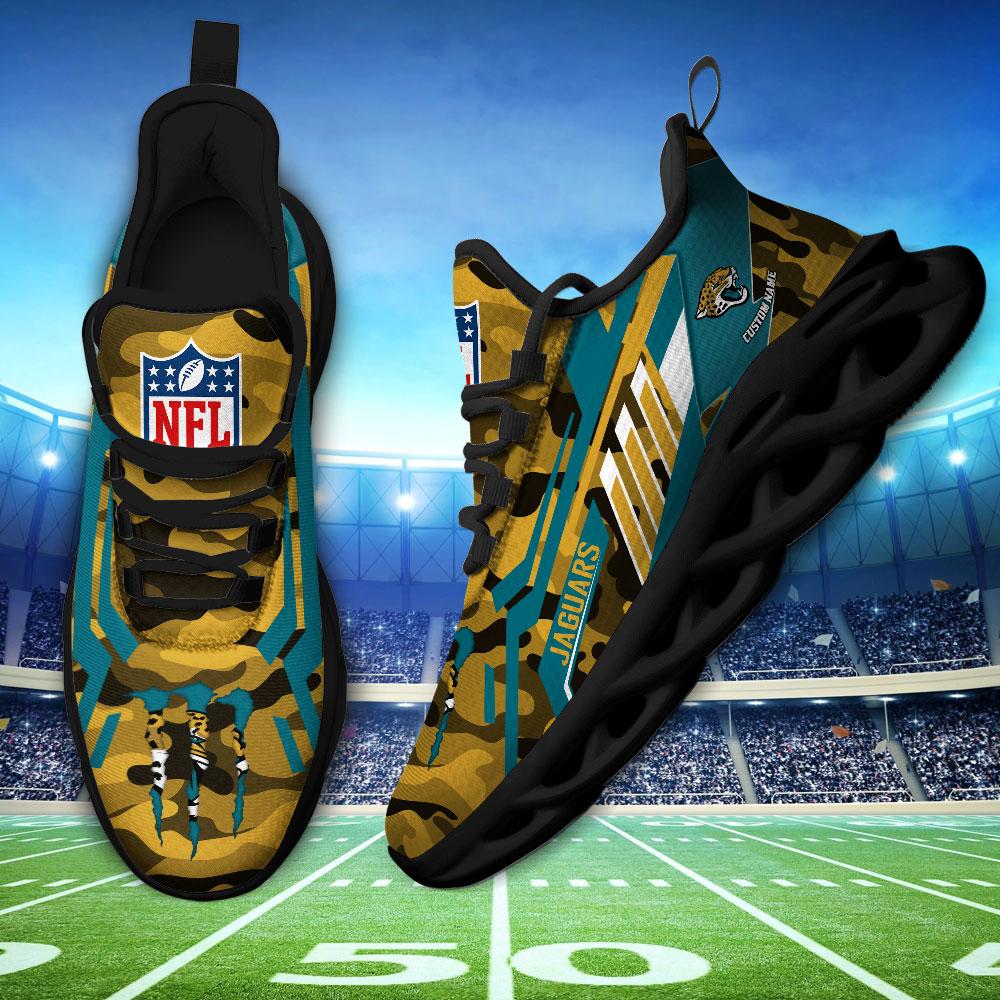 Ideafootwear Jacksonville Jaguars Max Soul Shoes Sneakers For Men And Women