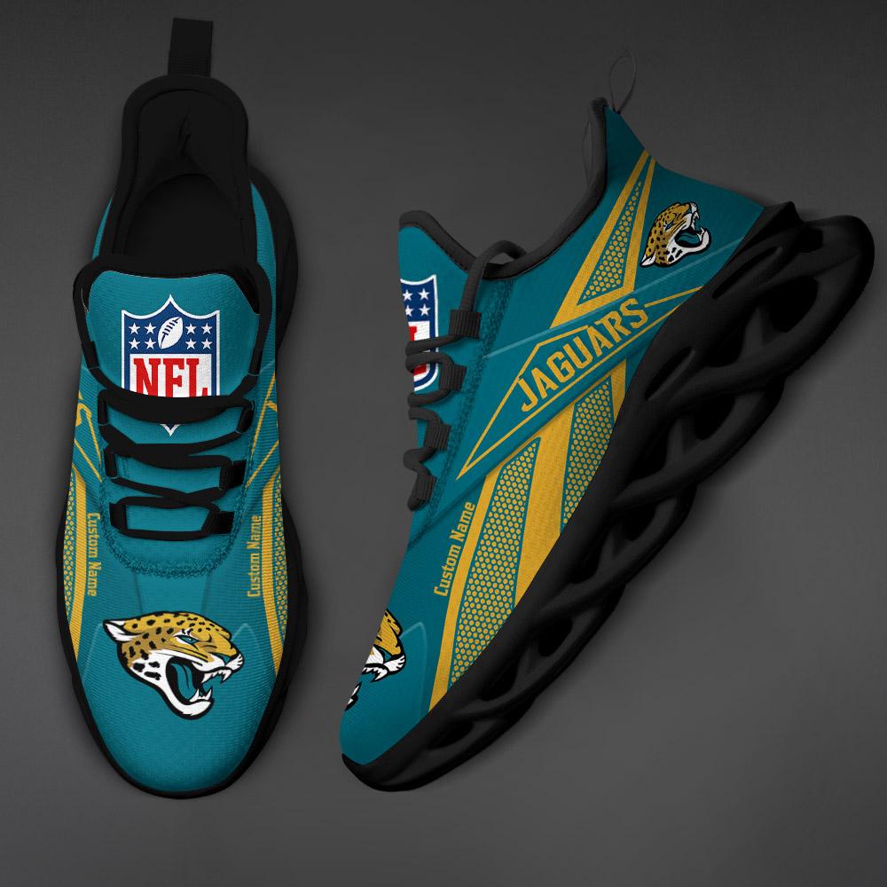 Ideafootwear Jacksonville Jaguars Max Soul Shoes Sneakers For Men And Women