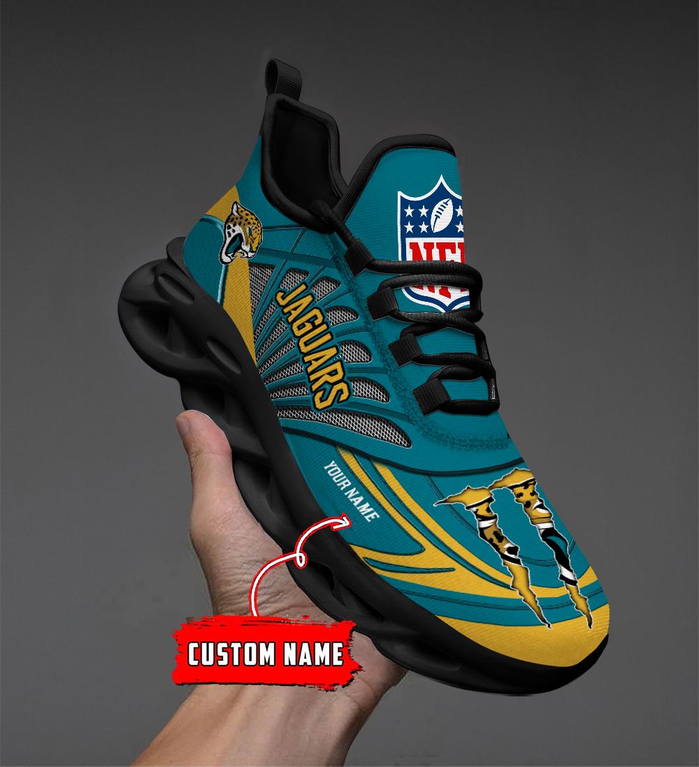 Ideafootwear Jacksonville Jaguars Max Soul Shoes Sneakers For Men And Women