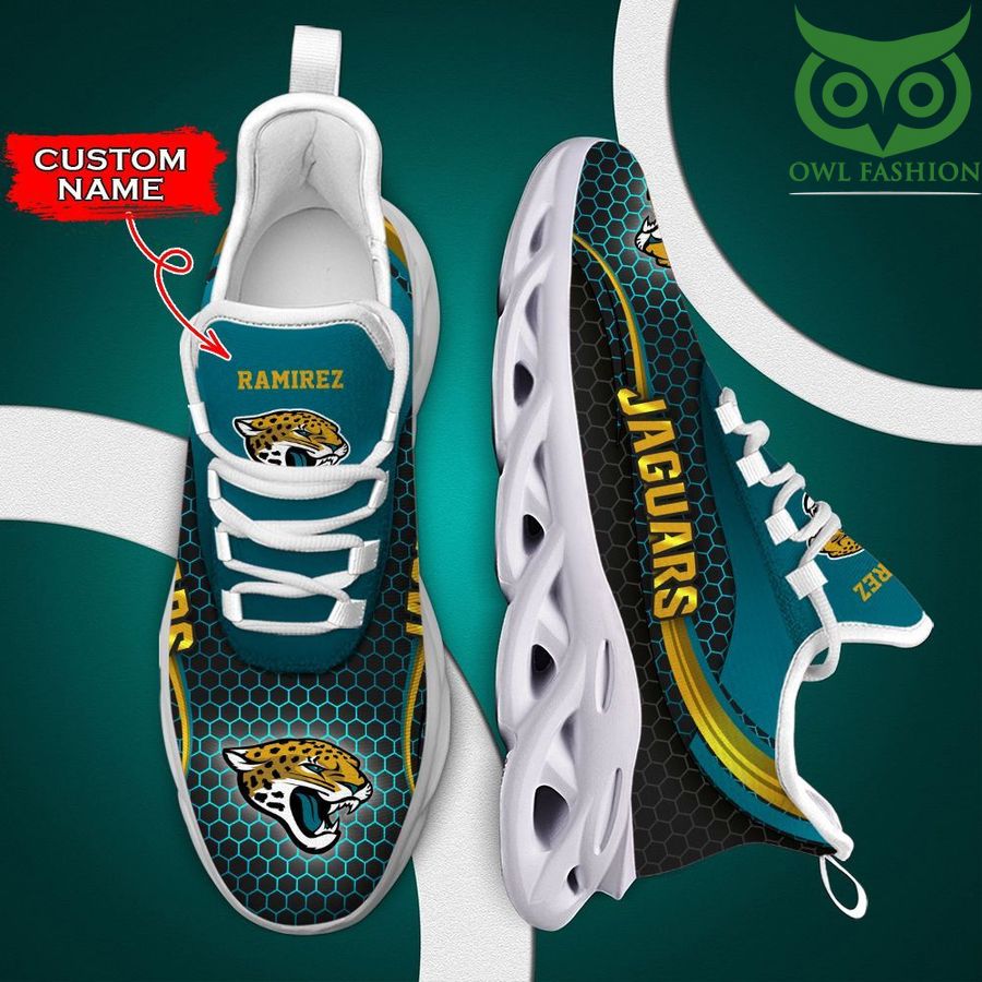 Ideafootwear Jacksonville Jaguars Max Soul Shoes Sneakers For Men And Women