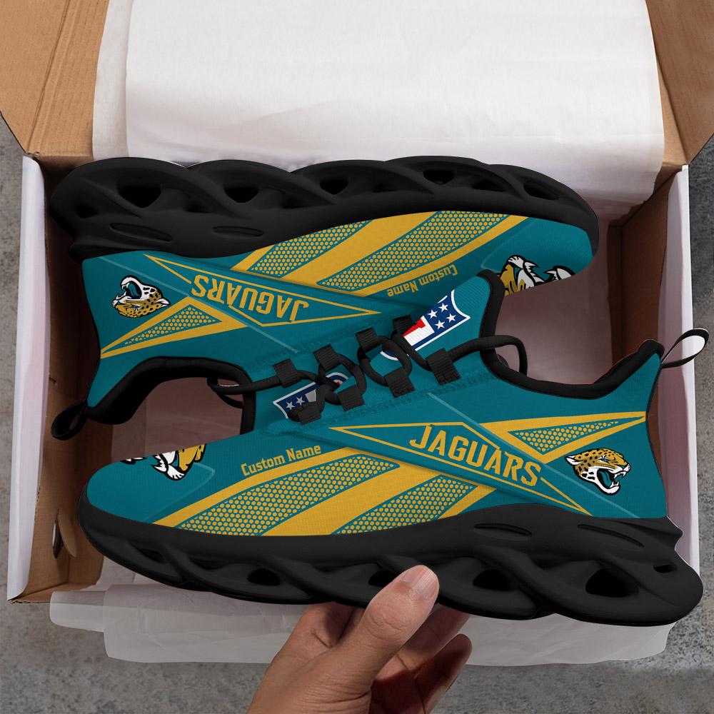 Ideafootwear Jacksonville Jaguars Max Soul Shoes Sneakers For Men And Women