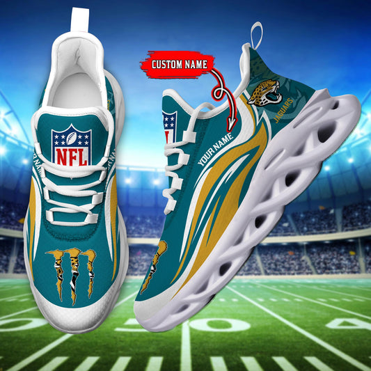 Ideafootwear Jacksonville Jaguars Max Soul Shoes Sneakers For Men And Women