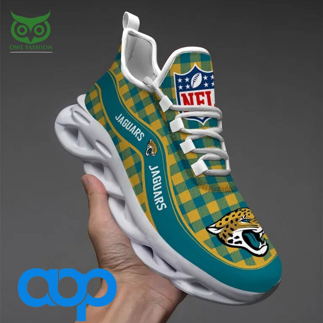 Ideafootwear Jacksonville Jaguars Max Soul Shoes Sneakers For Men And Women