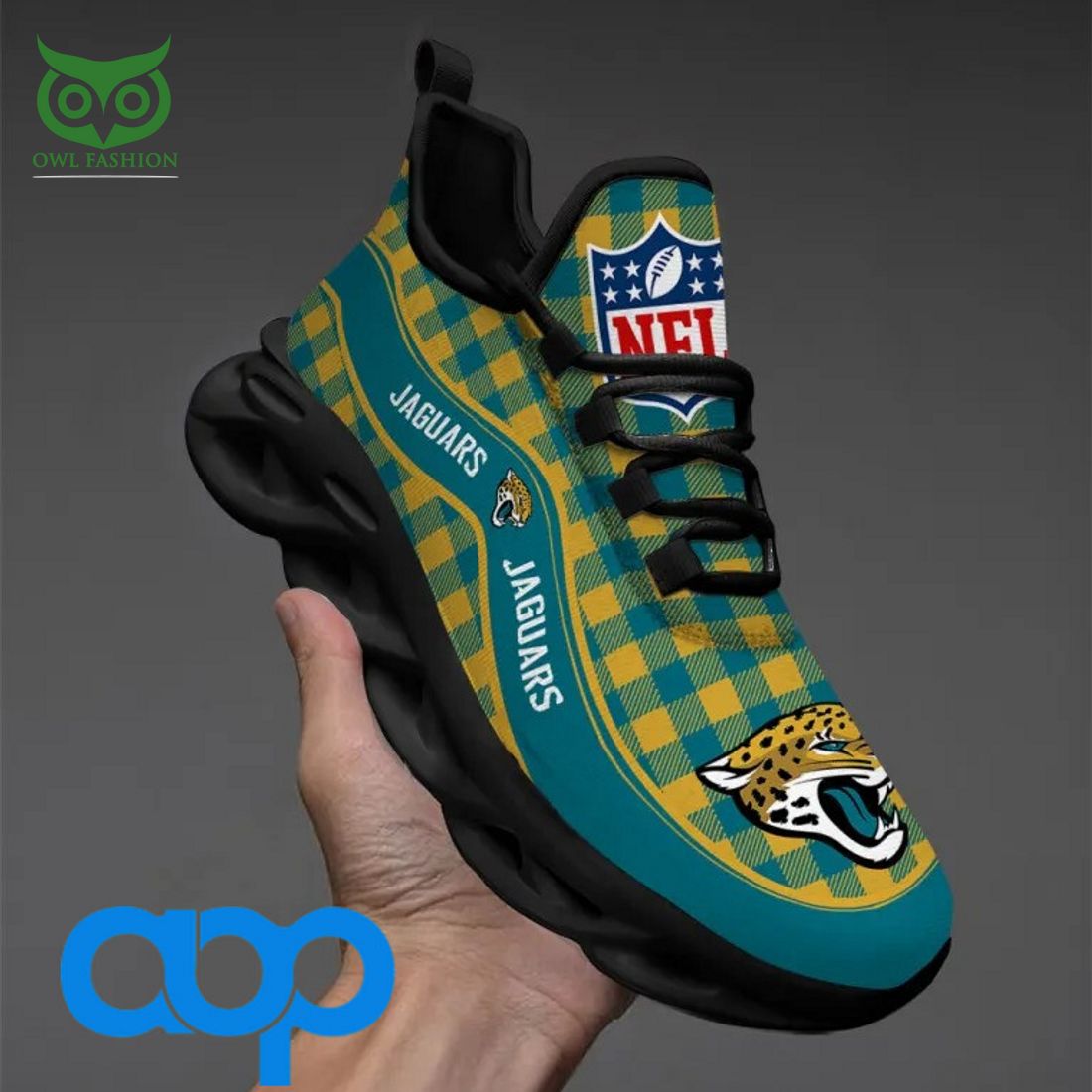 Ideafootwear Jacksonville Jaguars Max Soul Shoes Sneakers For Men And Women
