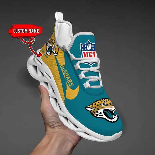 Ideafootwear Jacksonville Jaguars Max Soul Shoes Sneakers For Men And Women