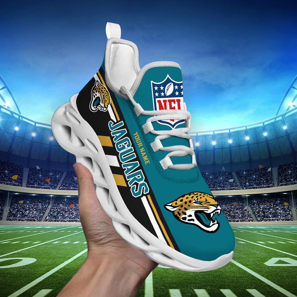 Ideafootwear Jacksonville Jaguars Max Soul Shoes Sneakers For Men And Women