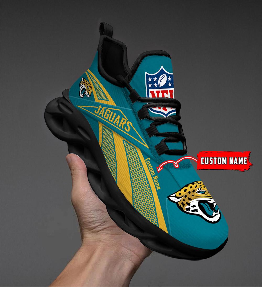 Ideafootwear Jacksonville Jaguars Max Soul Shoes Sneakers For Men And Women