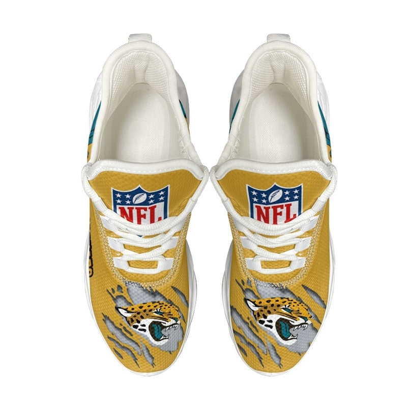 Ideafootwear Jacksonville Jaguars Max Soul Shoes Sneakers For Men And Women