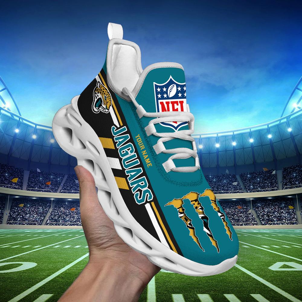 Ideafootwear Jacksonville Jaguars Max Soul Shoes Sneakers For Men And Women
