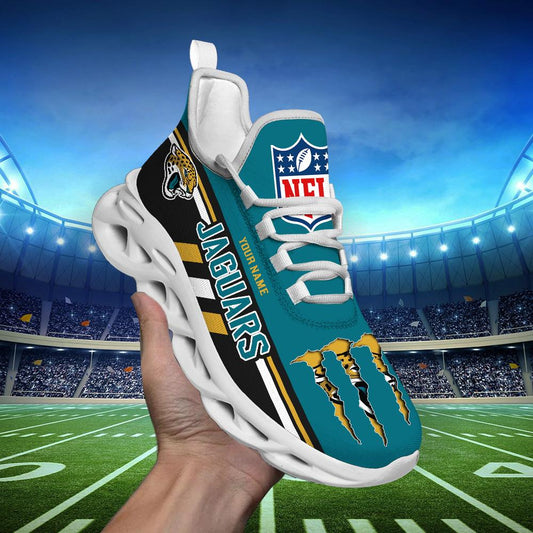 Ideafootwear Jacksonville Jaguars Max Soul Shoes Sneakers For Men And Women