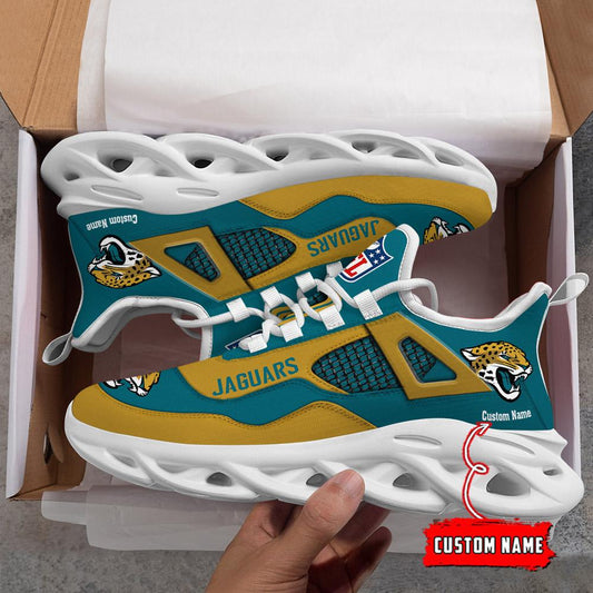 Ideafootwear Jacksonville Jaguars Max Soul Shoes Sneakers For Men And Women