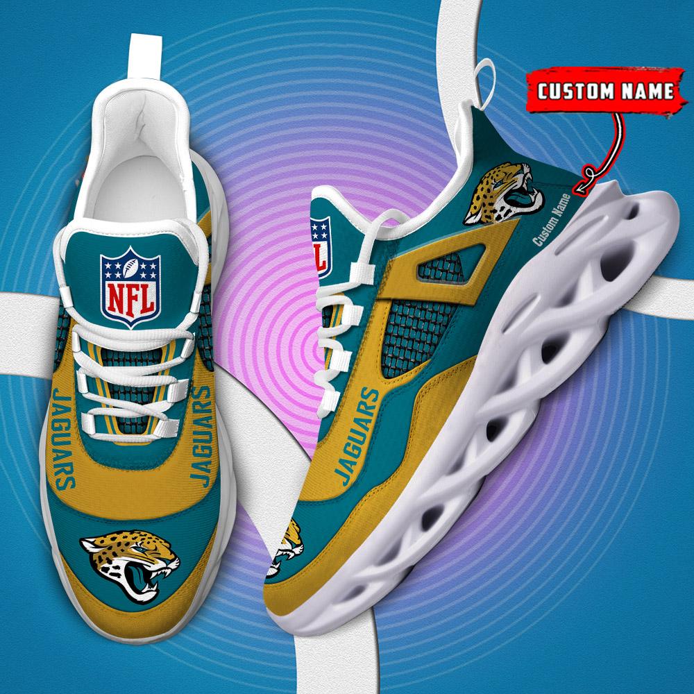 Ideafootwear Jacksonville Jaguars Max Soul Shoes Sneakers For Men And Women