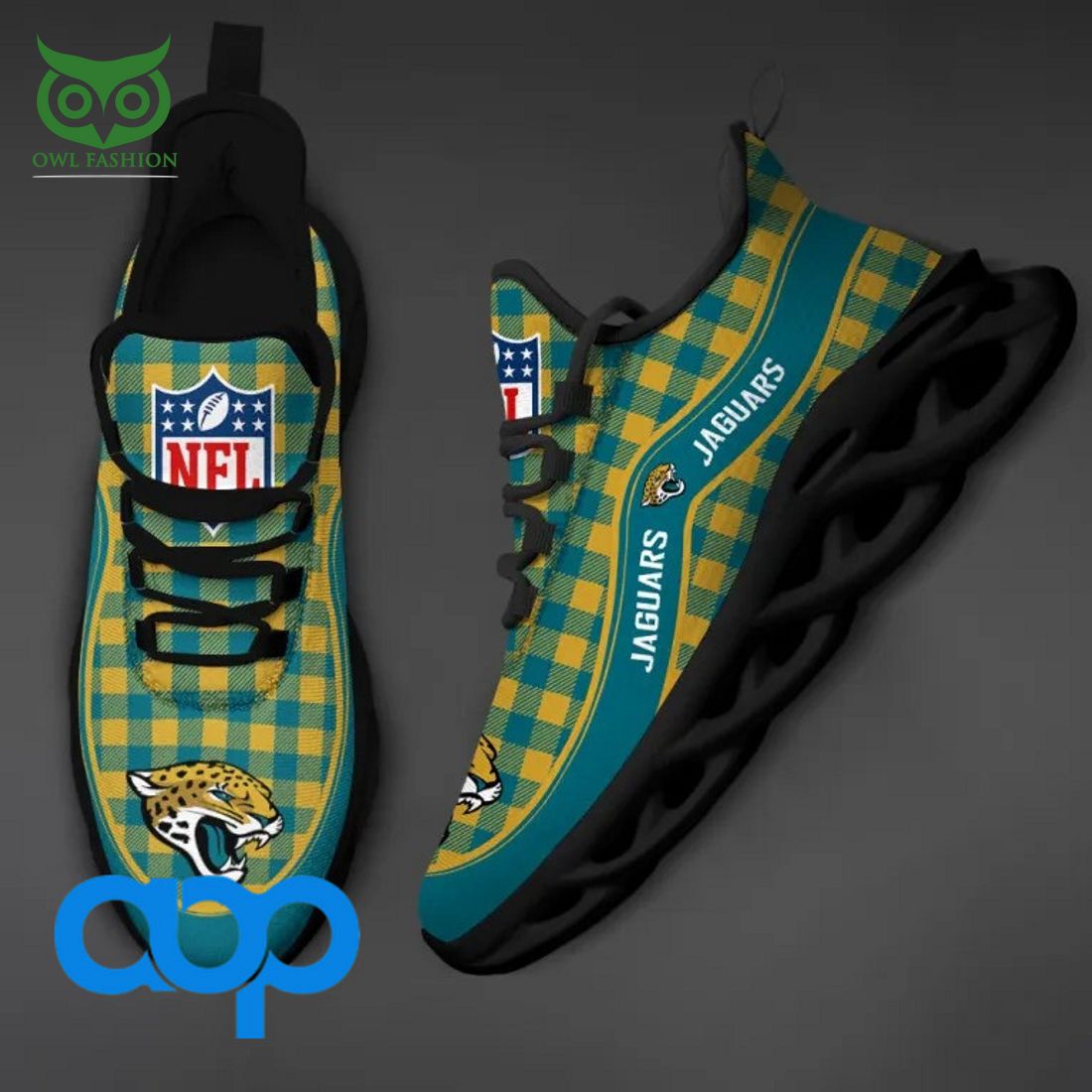 Ideafootwear Jacksonville Jaguars Max Soul Shoes Sneakers For Men And Women