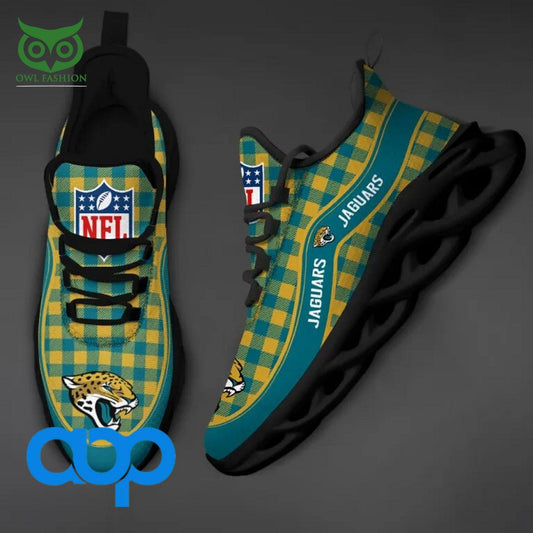 Ideafootwear Jacksonville Jaguars Max Soul Shoes Sneakers For Men And Women