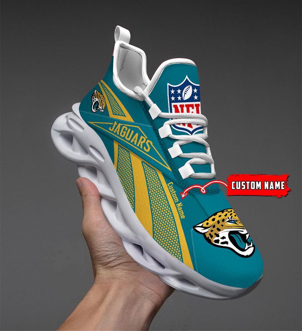 Ideafootwear Jacksonville Jaguars Max Soul Shoes Sneakers For Men And Women