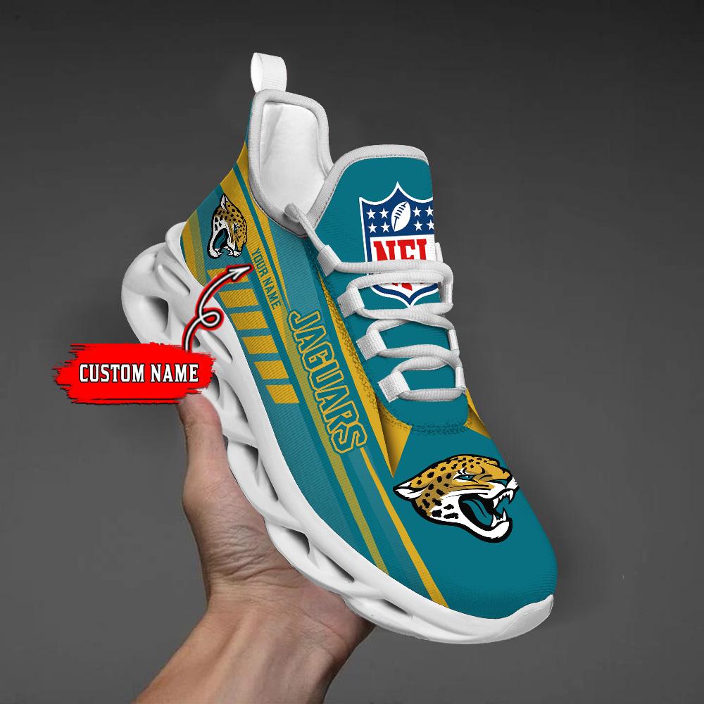 Ideafootwear Jacksonville Jaguars Max Soul Shoes Sneakers For Men And Women