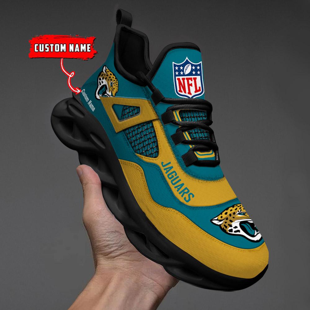 Ideafootwear Jacksonville Jaguars Max Soul Shoes Sneakers For Men And Women