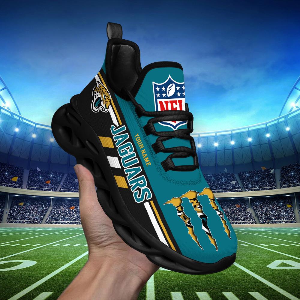 Ideafootwear Jacksonville Jaguars Max Soul Shoes Sneakers For Men And Women