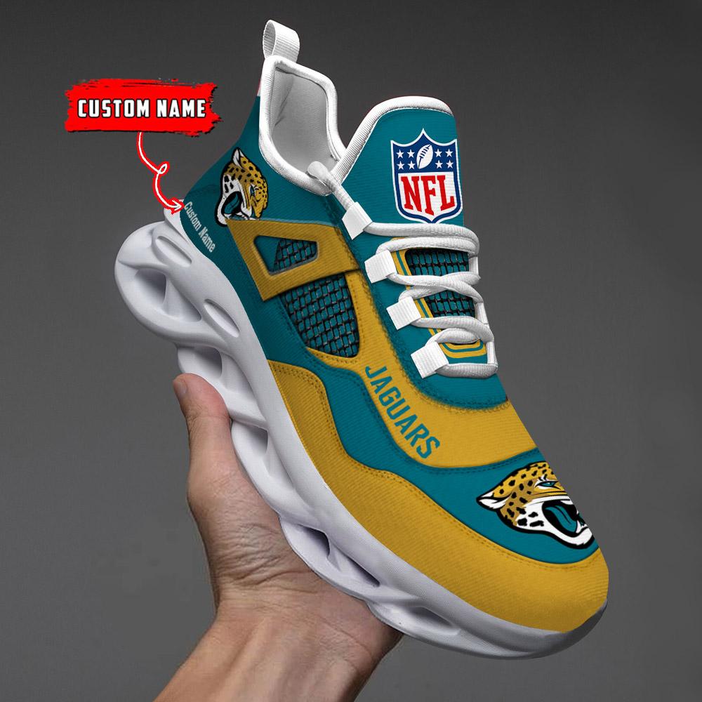 Ideafootwear Jacksonville Jaguars Max Soul Shoes Sneakers For Men And Women