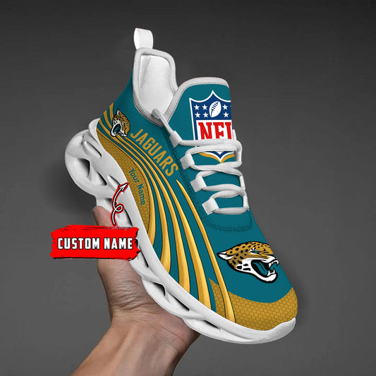 Ideafootwear Jacksonville Jaguars Max Soul Shoes Sneakers For Men And Women