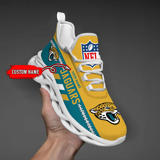 Ideafootwear Jacksonville Jaguars Max Soul Shoes Sneakers For Men And Women