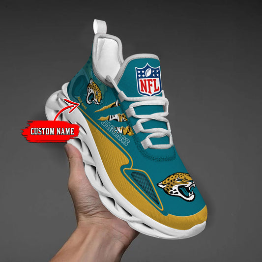 Ideafootwear Jacksonville Jaguars Max Soul Shoes Sneakers For Men And Women