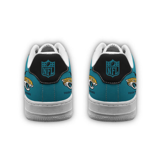 Ideafootwear Jacksonville Jaguars NFL Air Low-Top Sneakers Shoes For Men And Women