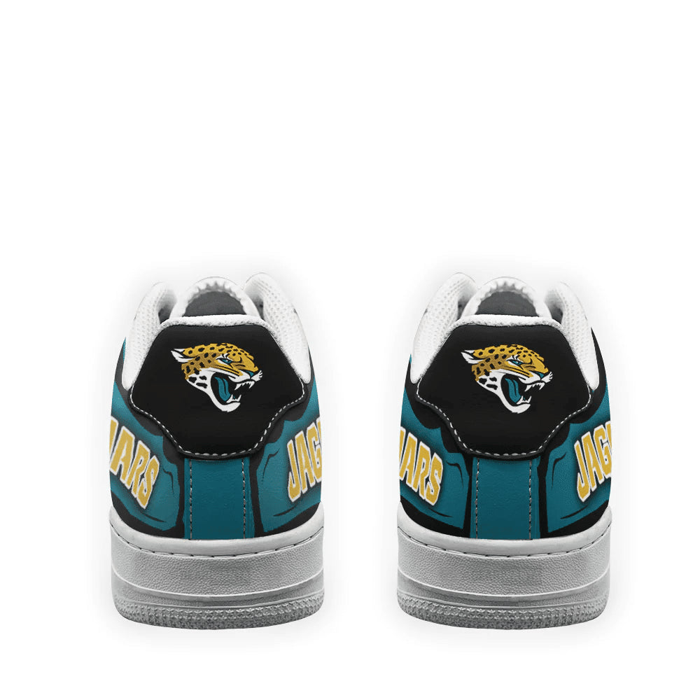 Ideafootwear Jacksonville Jaguars NFL Air Low-Top Sneakers Shoes For Men And Women