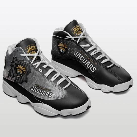Ideafootwear Jacksonville Jaguars NFL AJ13 Sneakers Shoes For Men And Women