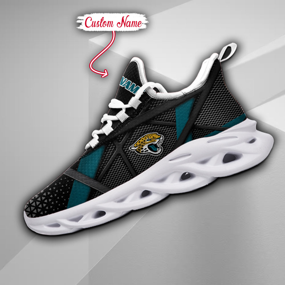 Ideafootwear Jacksonville Jaguars NFL Max Soul Shoes Sneakers For Men And Women