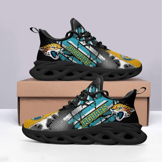 Ideafootwear Jacksonville Jaguars NFL Max Soul Shoes Sneakers For Men And Women