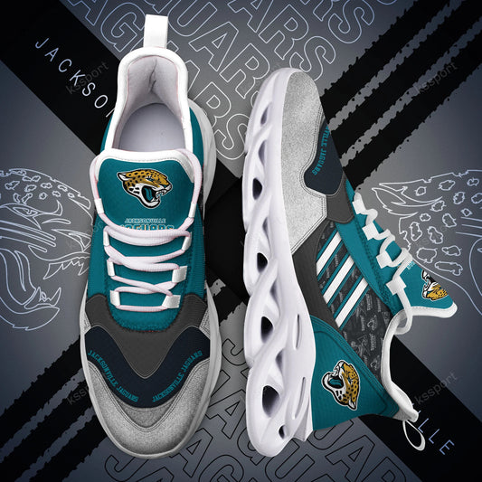 Ideafootwear Jacksonville Jaguars NFL Max Soul Shoes Sneakers For Men And Women