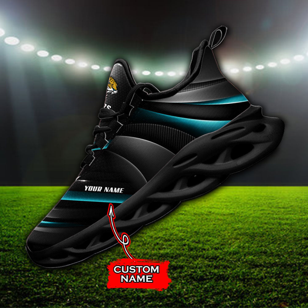 Ideafootwear Jacksonville Jaguars NFL Max Soul Shoes Sneakers For Men And Women