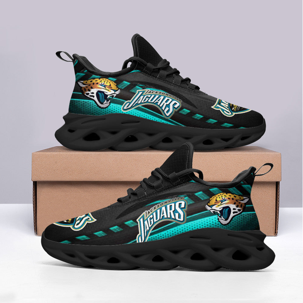 Ideafootwear Jacksonville Jaguars NFL Max Soul Shoes Sneakers For Men And Women