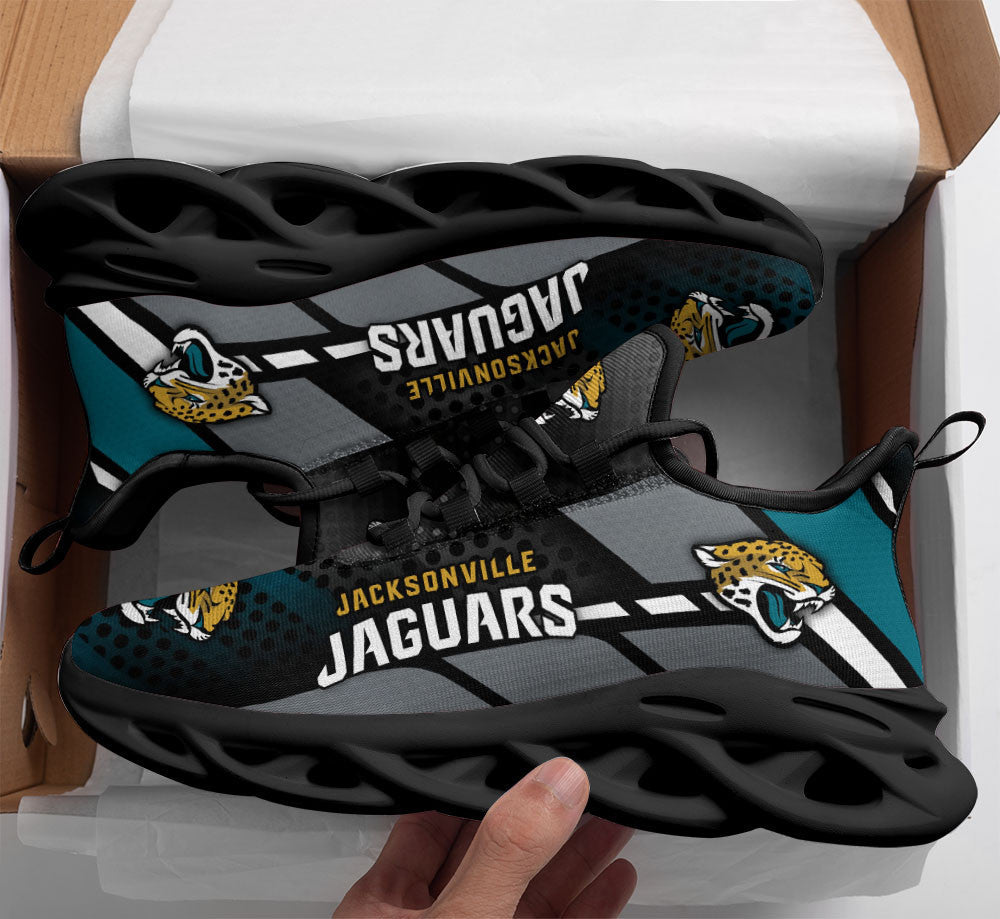 Ideafootwear Jacksonville Jaguars NFL Max Soul Shoes Sneakers For Men And Women