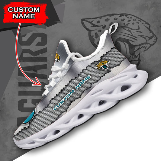 Ideafootwear Jacksonville Jaguars NFL Max Soul Shoes Sneakers For Men And Women