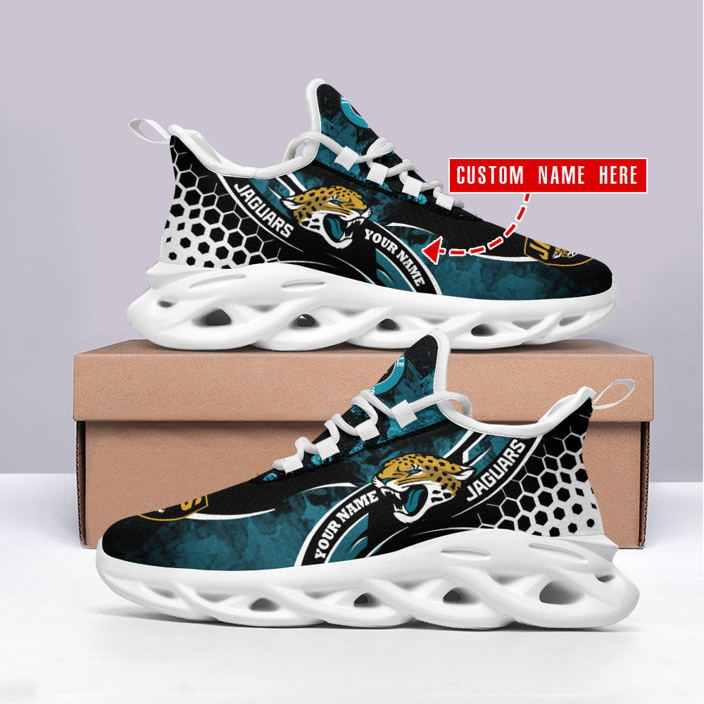 Ideafootwear Jacksonville Jaguars NFL Max Soul Shoes Sneakers For Men And Women