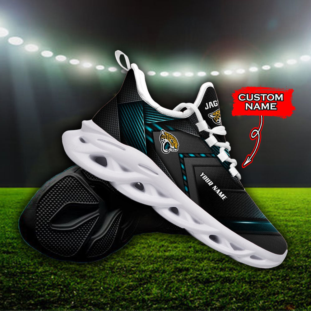Ideafootwear Jacksonville Jaguars NFL Max Soul Shoes Sneakers For Men And Women