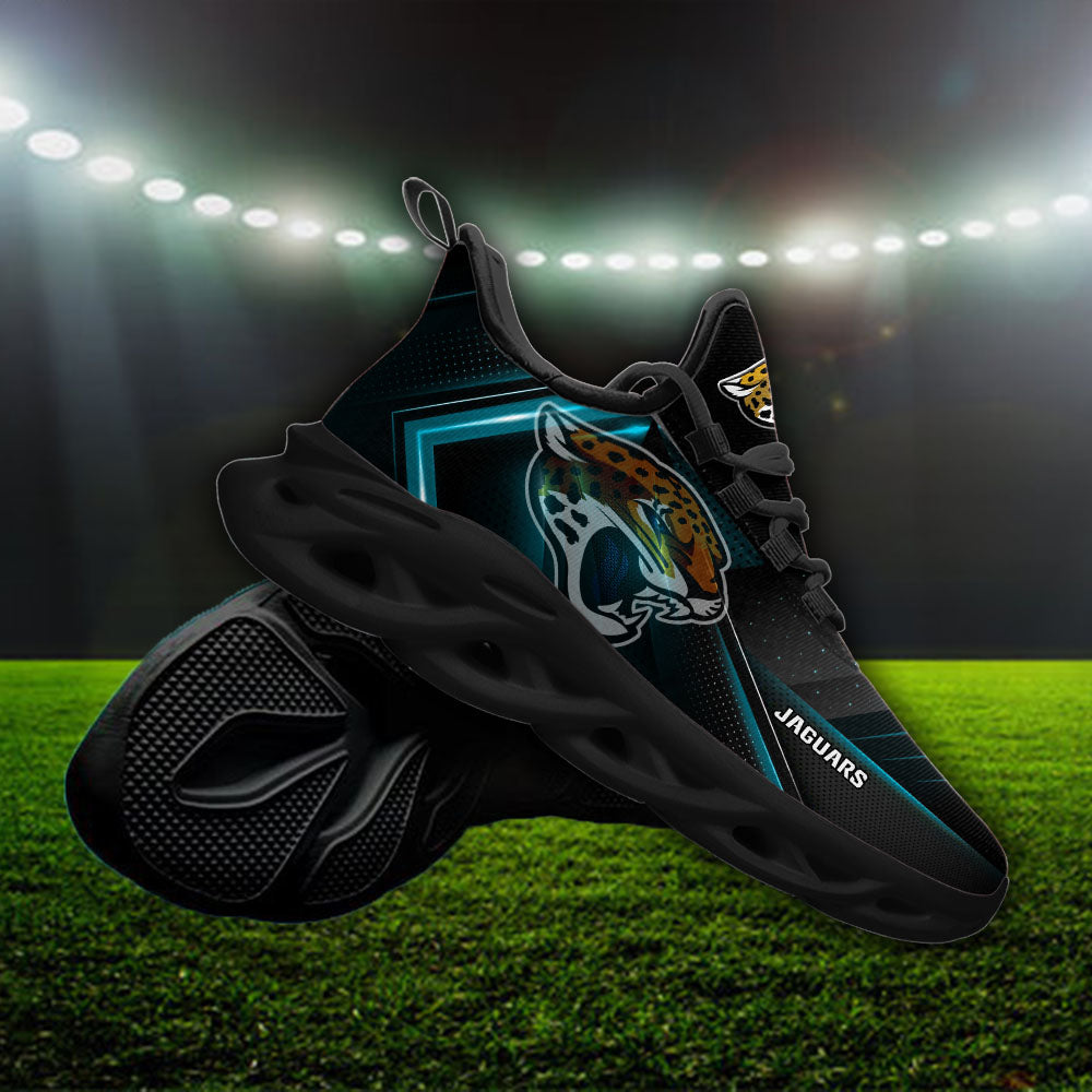 Ideafootwear Jacksonville Jaguars NFL Max Soul Shoes Sneakers For Men And Women