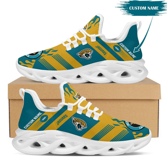 Ideafootwear Jacksonville Jaguars NFL Max Soul Shoes Sneakers For Men And Women