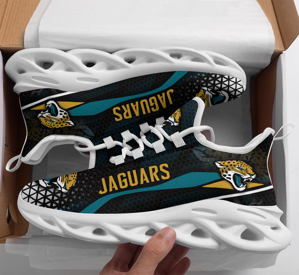 Ideafootwear Jacksonville Jaguars NFL Max Soul Shoes Sneakers For Men And Women