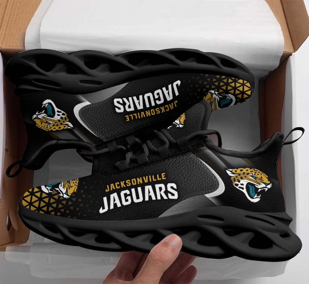 Ideafootwear Jacksonville Jaguars NFL Max Soul Shoes Sneakers For Men And Women