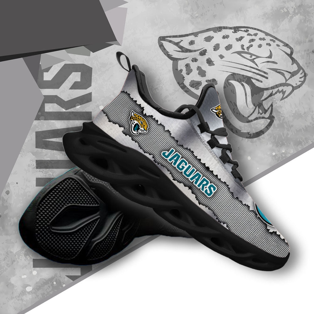 Ideafootwear Jacksonville Jaguars NFL Max Soul Shoes Sneakers For Men And Women