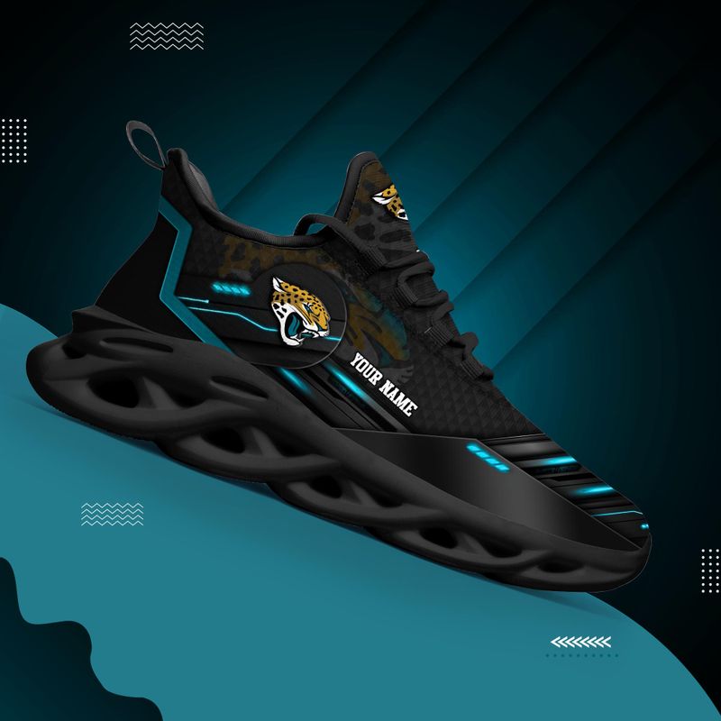 Ideafootwear Jacksonville Jaguars NFL Max Soul Shoes Sneakers For Men And Women
