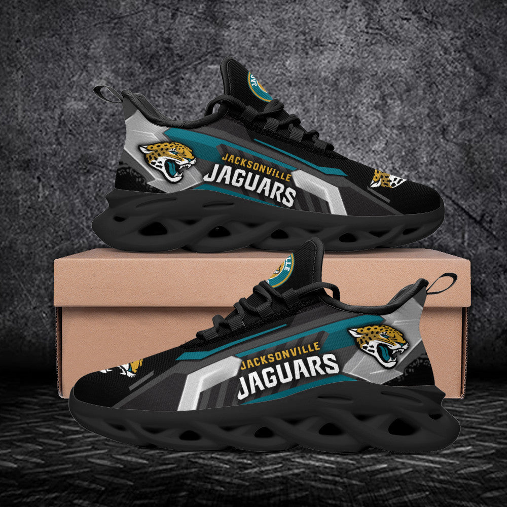 Ideafootwear Jacksonville Jaguars NFL Max Soul Shoes Sneakers For Men And Women