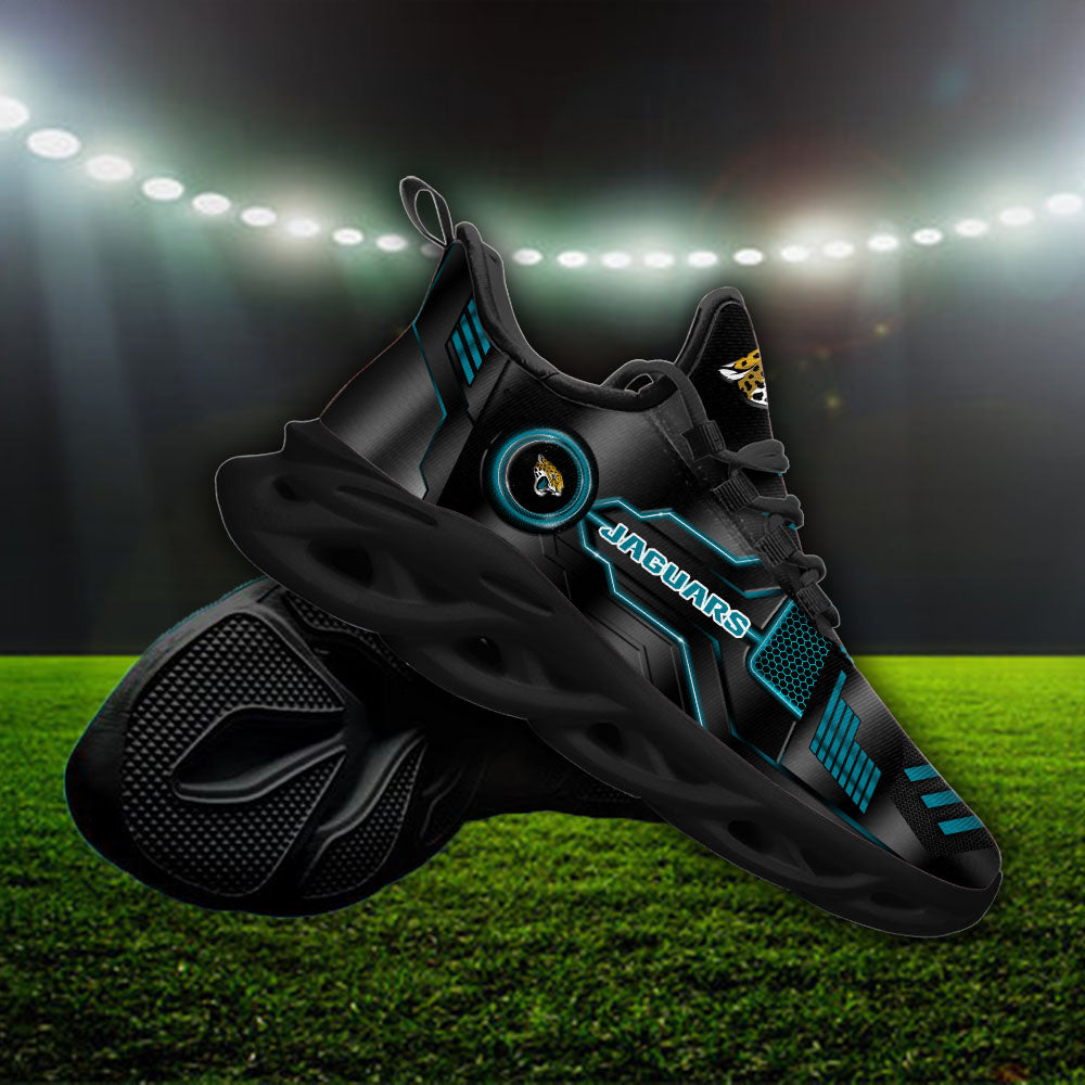 Ideafootwear Jacksonville Jaguars NFL Max Soul Shoes Sneakers For Men And Women