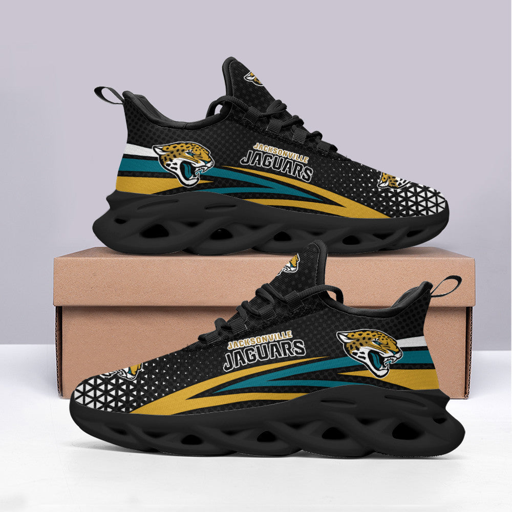 Ideafootwear Jacksonville Jaguars NFL Max Soul Shoes Sneakers For Men And Women