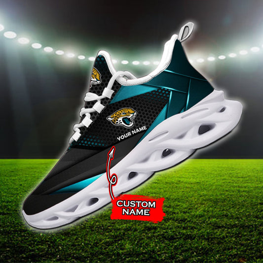 Ideafootwear Jacksonville Jaguars NFL Max Soul Shoes Sneakers For Men And Women